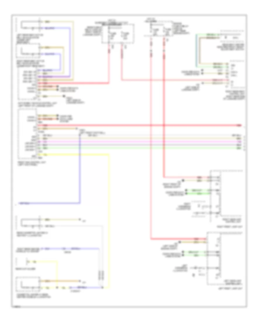 Instrument Illumination Wiring Diagram (2 of 4) for Mercedes-Benz S550 2014