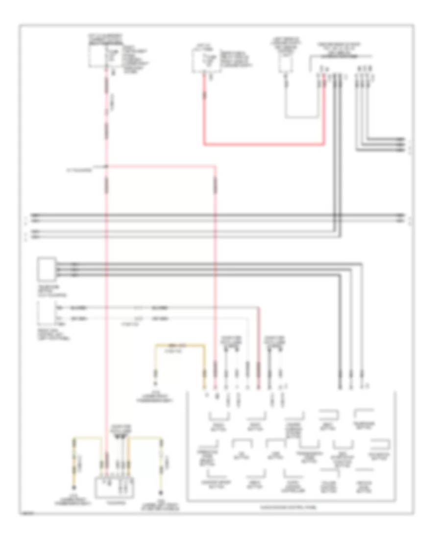 COMAND Actuation Wiring Diagram 3 of 6 for Mercedes Benz S550 2014