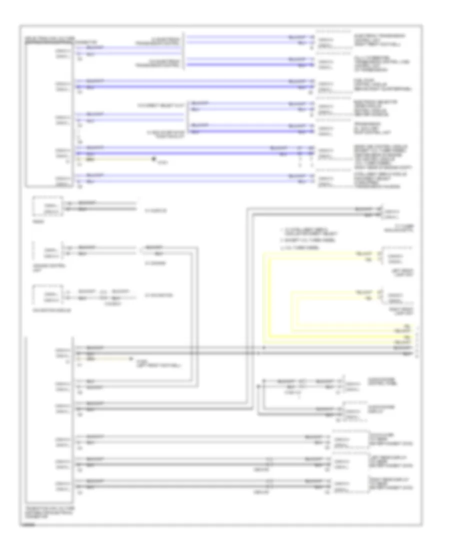High Low Bus Wiring Diagram Sedan 1 of 5 for Mercedes Benz E350 4Matic 2012