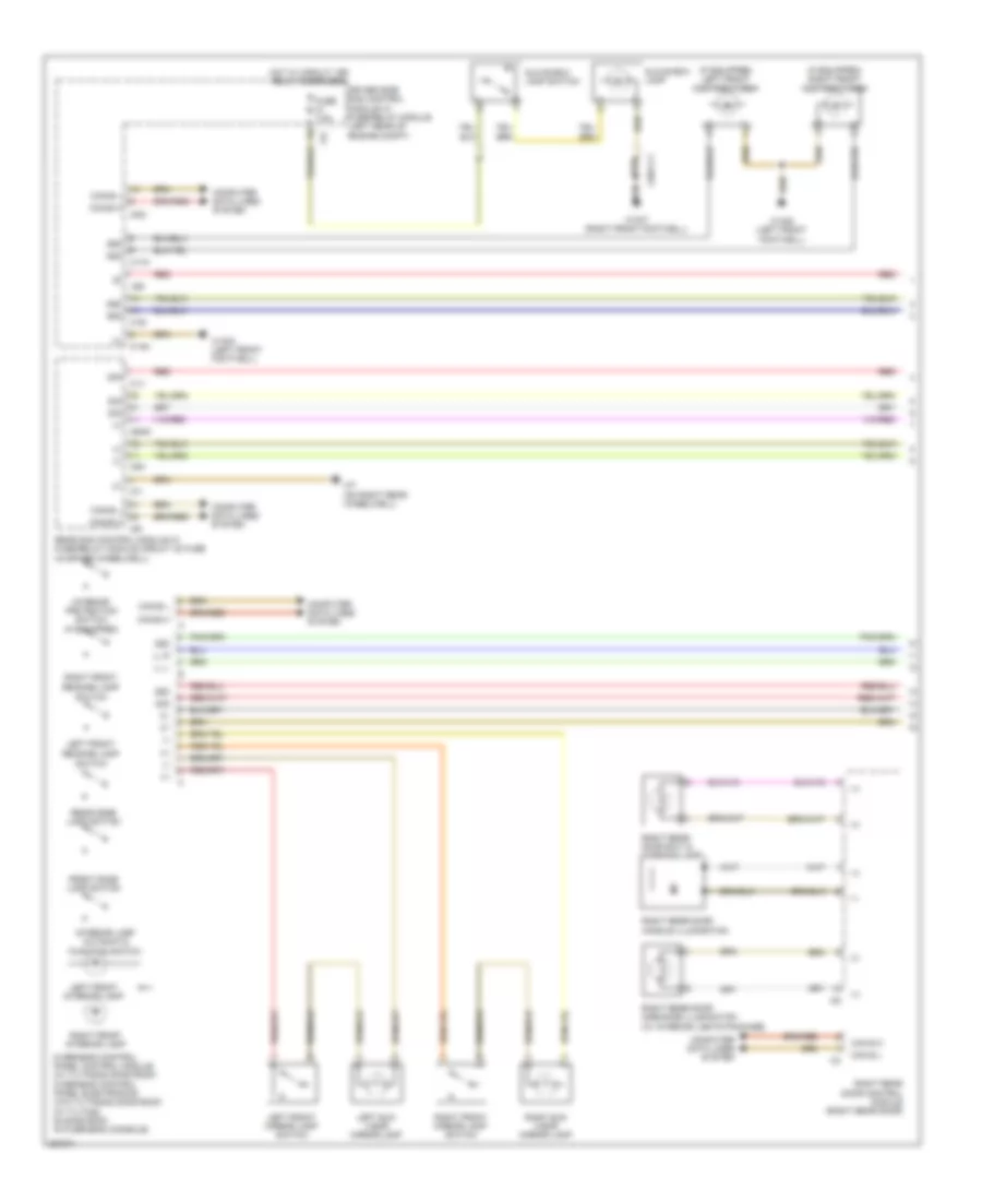 Courtesy Lamps Wiring Diagram Sedan 1 of 2 for Mercedes Benz E350 4Matic 2012