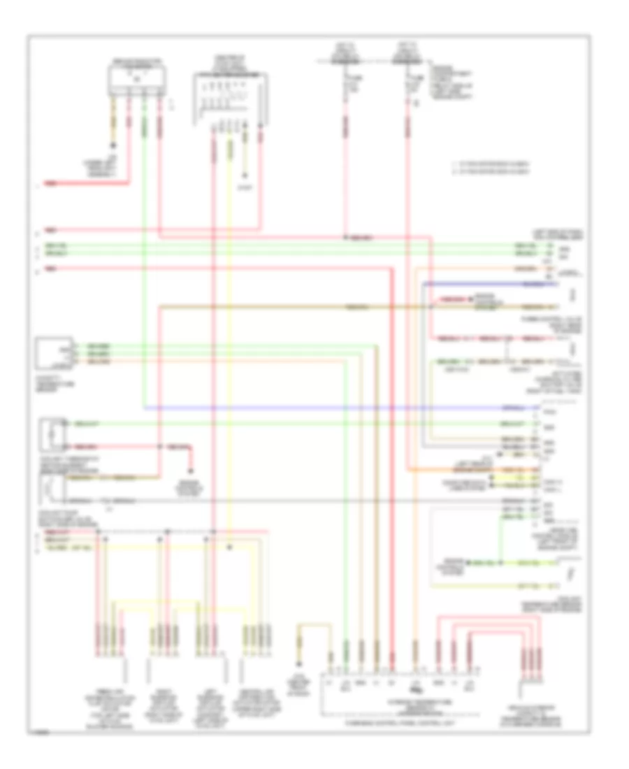 Automatic AC Wiring Diagram (2 of 2) for Mercedes-Benz CLA250 2014