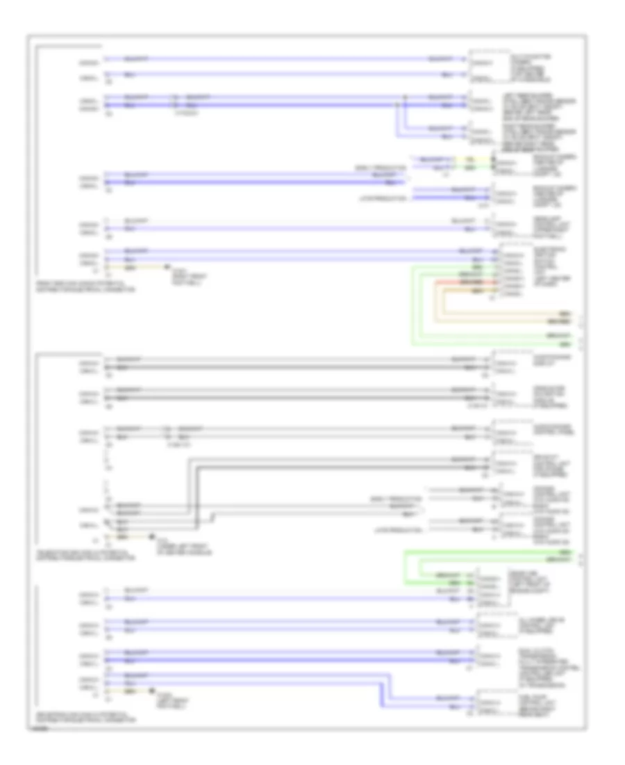 HighLow Bus Wiring Diagram (1 of 3) for Mercedes-Benz CLA250 2014