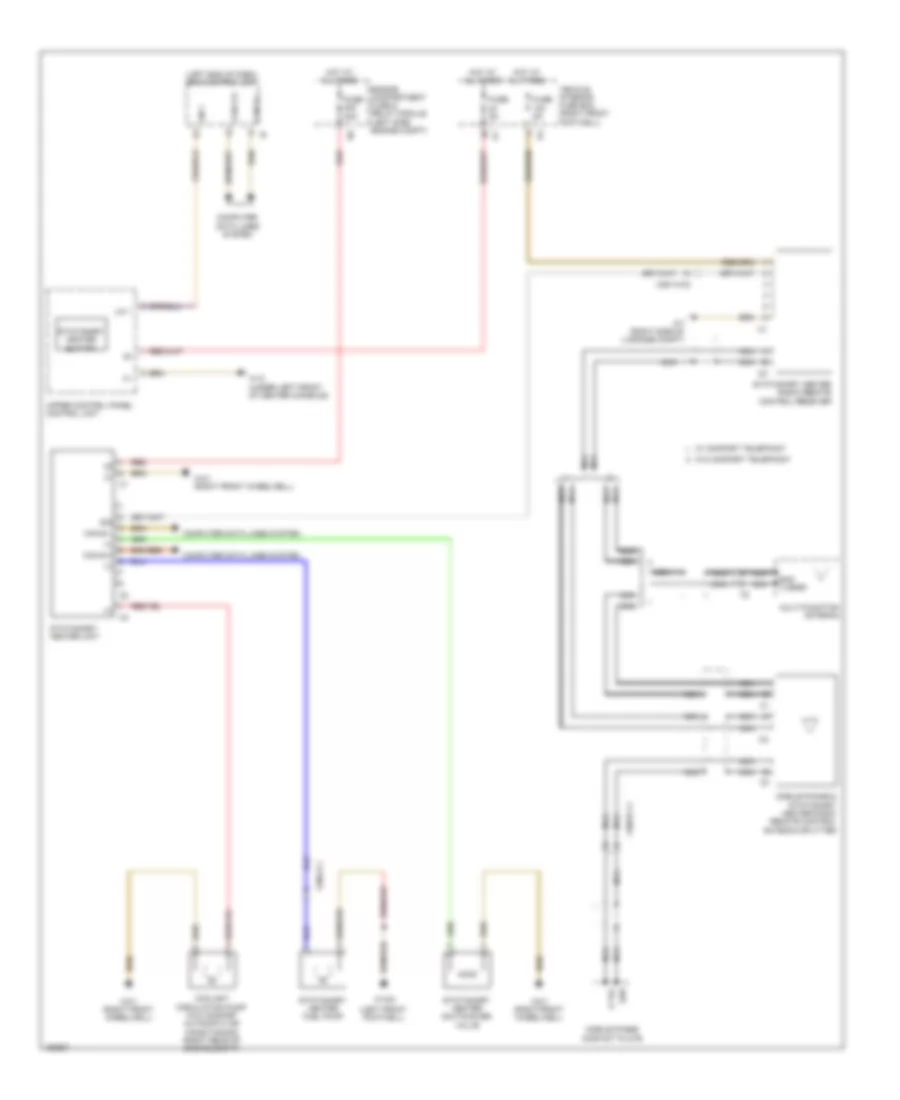 Stationary Heater Wiring Diagram for Mercedes Benz CLA250 2014