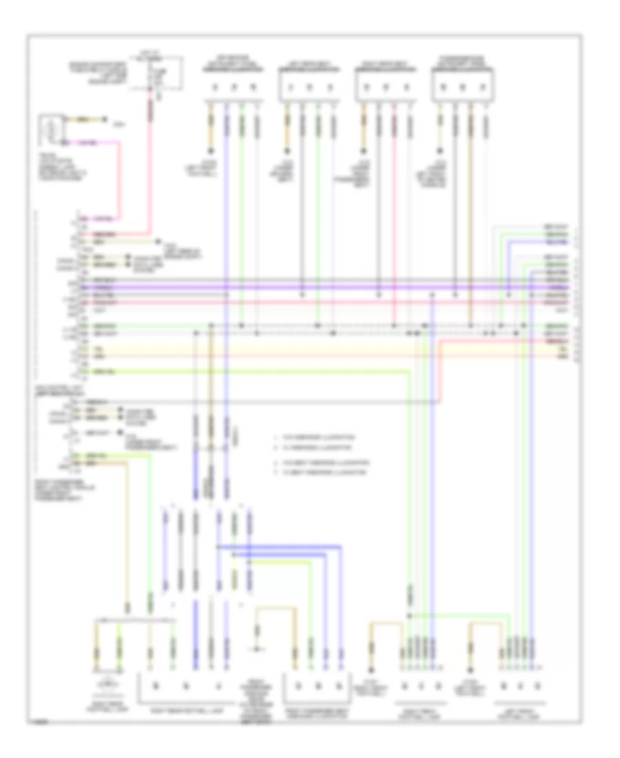 Courtesy Lamps Wiring Diagram 1 of 4 for Mercedes Benz CLA250 2014