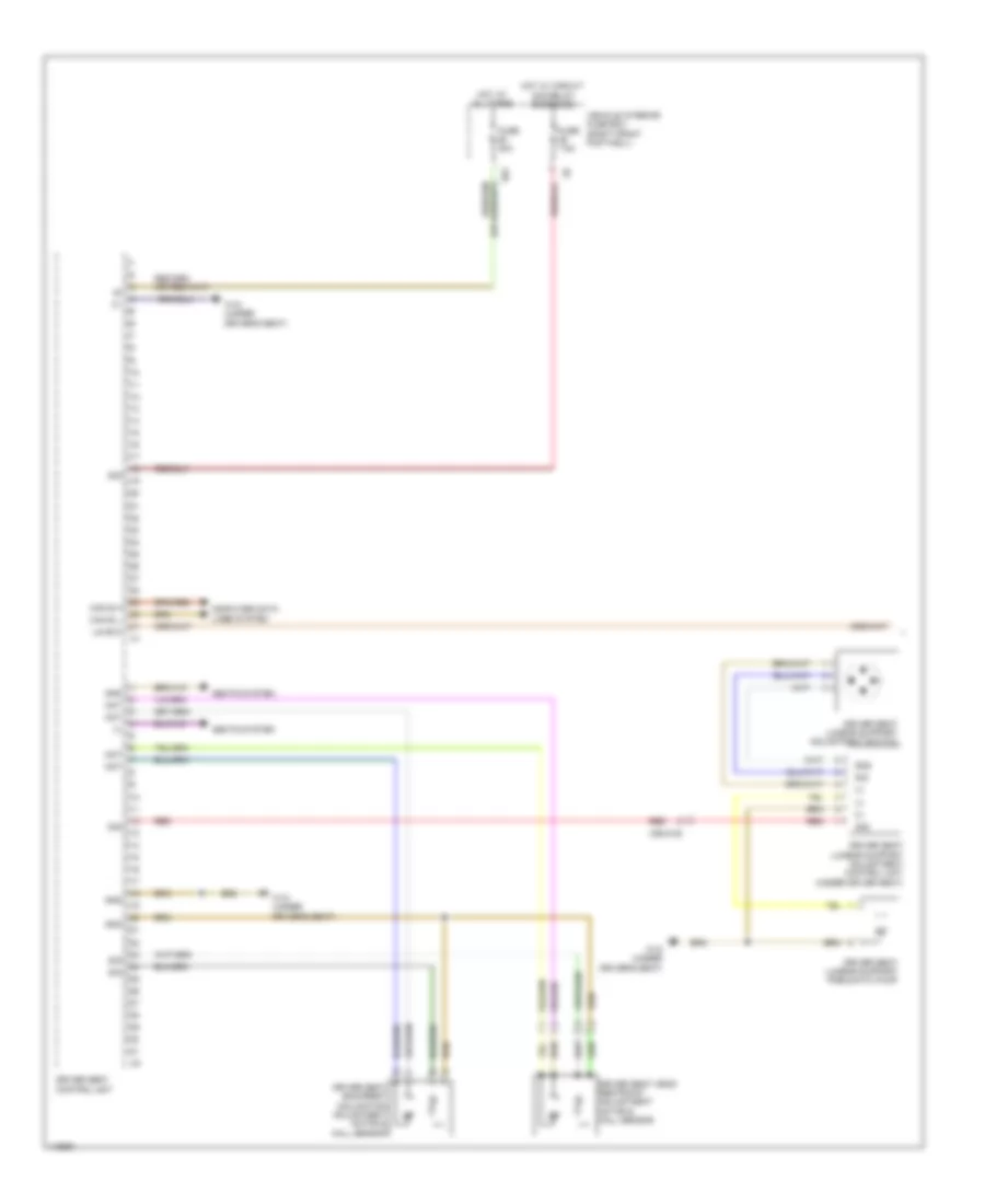 Driver s Memory Seat Wiring Diagram 1 of 2 for Mercedes Benz CLA250 2014