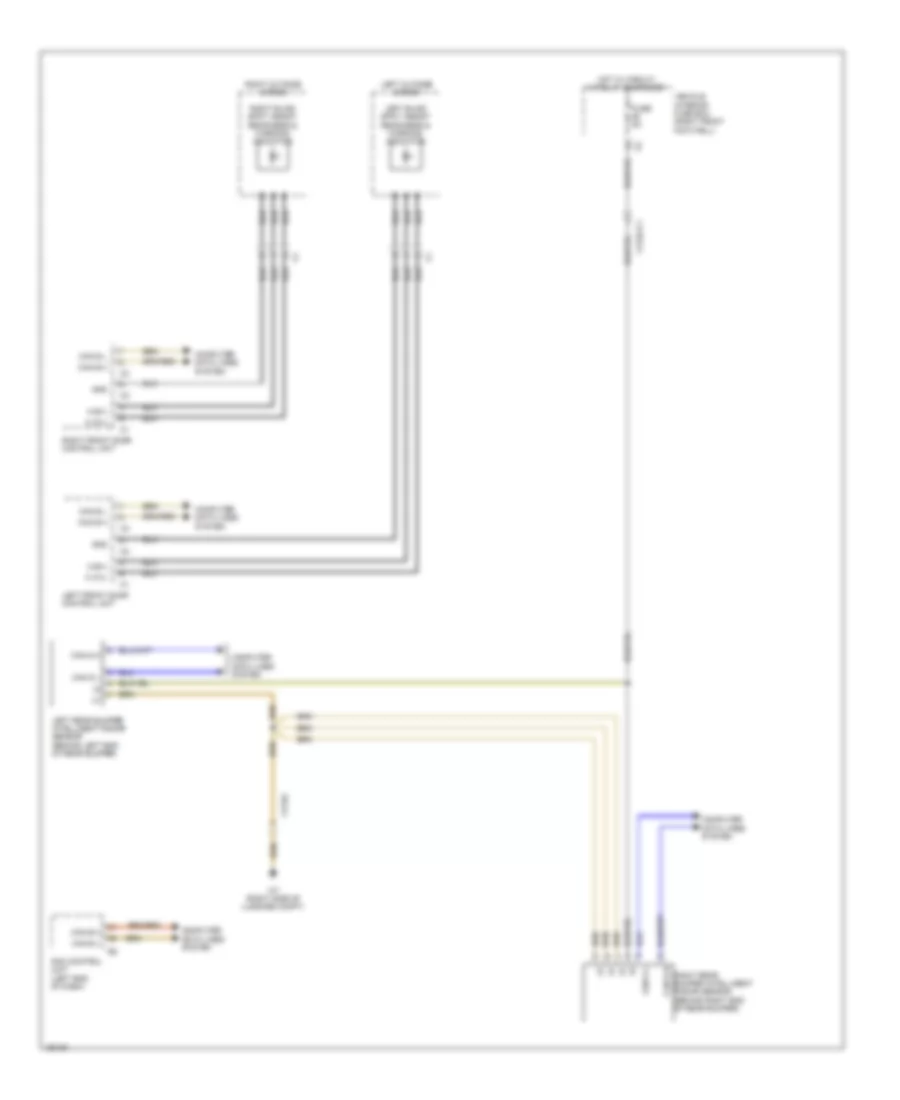 Blind Spot Information System Wiring Diagram for Mercedes Benz CLA250 2014