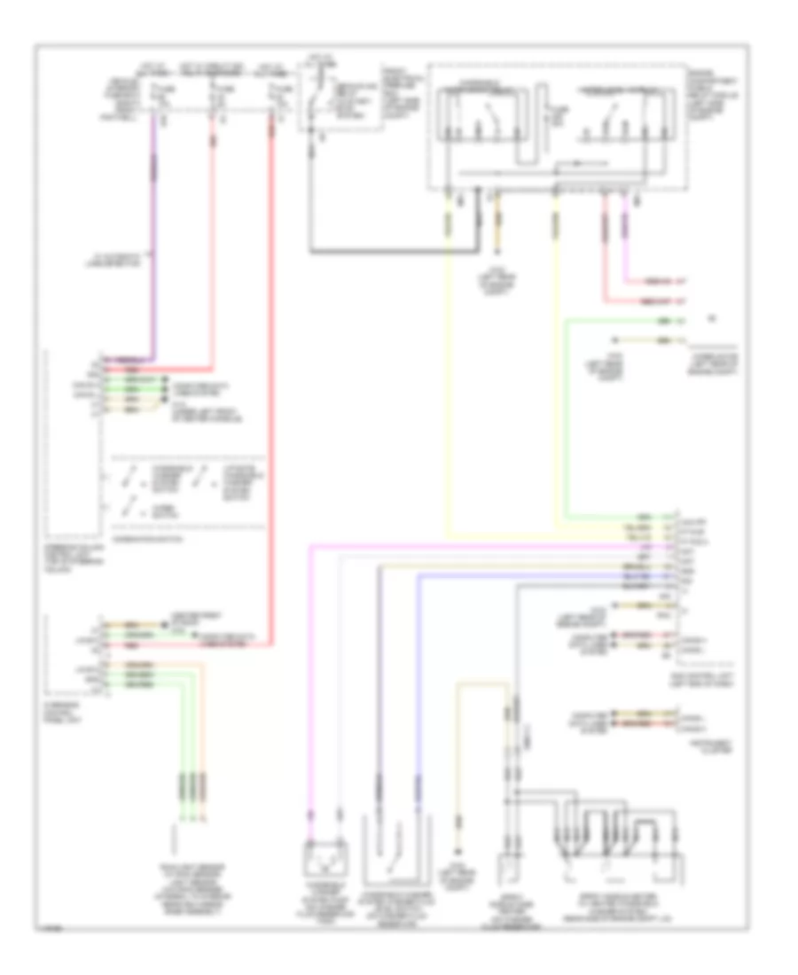 Wiper Washer Wiring Diagram for Mercedes Benz CLA250 2014