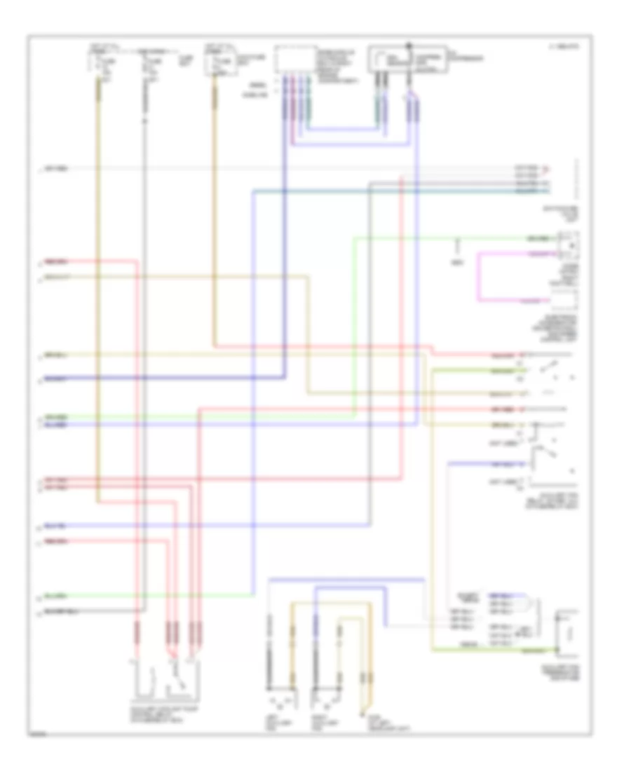 A C Wiring Diagram 2 of 2 for Mercedes Benz 400SEL 1993