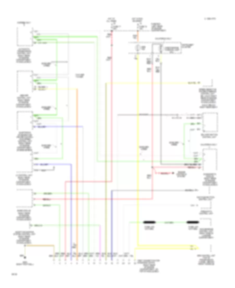 Test Connector Wiring Diagram for Mercedes-Benz 400SEL 1993