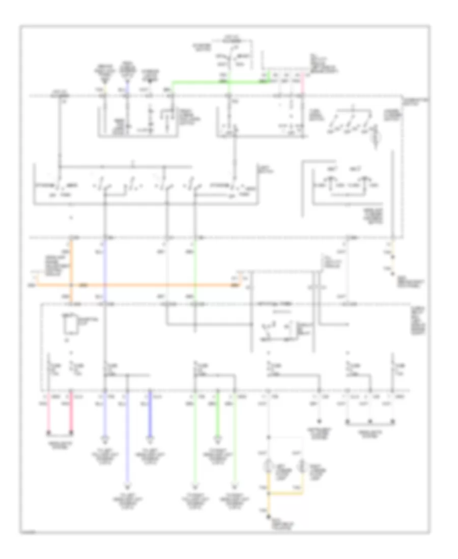 Exterior Light Wiring Diagram 1 of 2 for Mercedes Benz ML320 2000