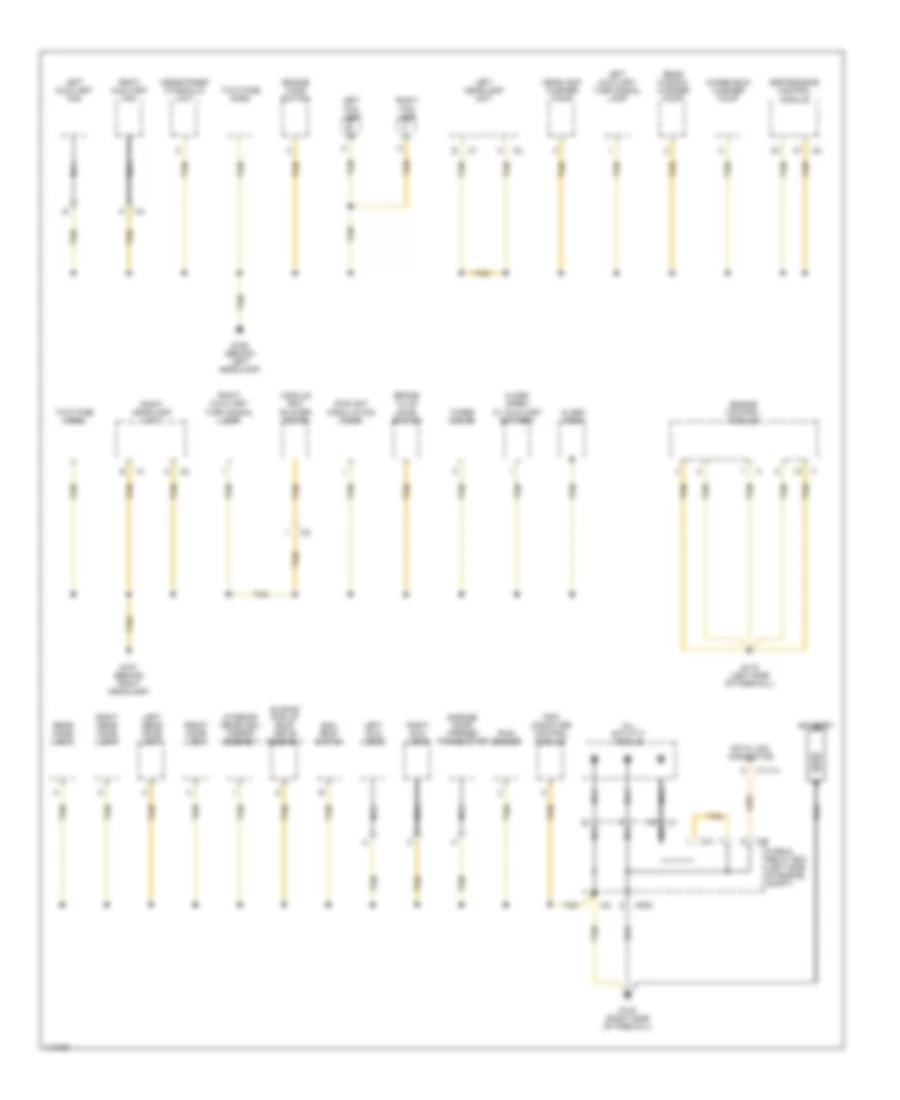 Ground Distribution Wiring Diagram 1 of 3 for Mercedes Benz ML320 2000