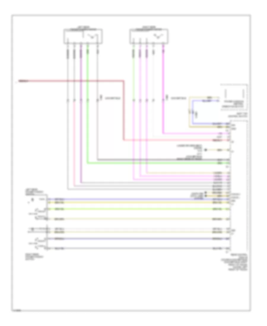 Power Windows Wiring Diagram 2 of 2 for Mercedes Benz E350 2013