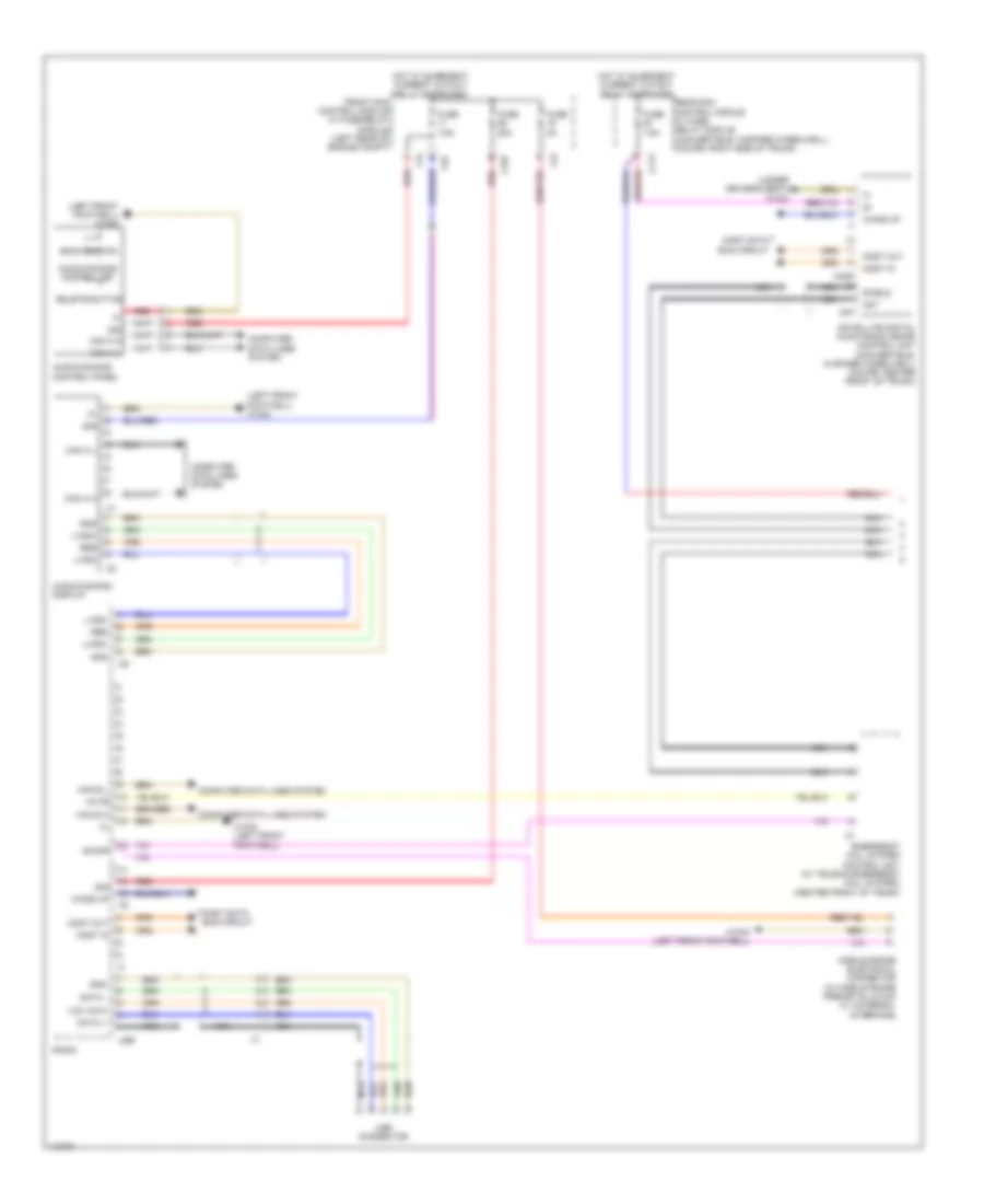 Radio Wiring Diagram, Convertible (1 of 3) for Mercedes-Benz E350 2013