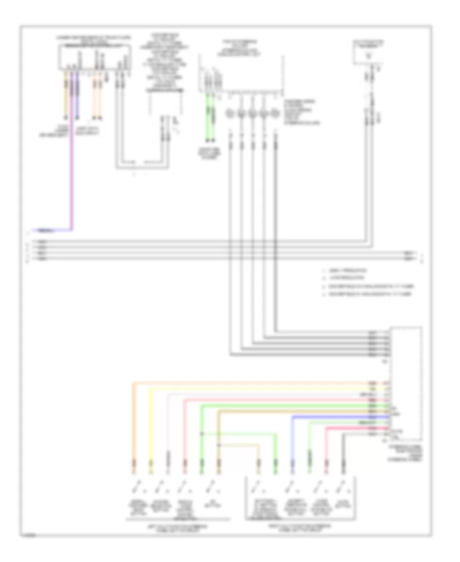 Radio Wiring Diagram, Convertible (2 of 3) for Mercedes-Benz E350 2013