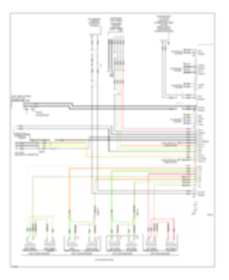 Radio Wiring Diagram, Convertible (3 of 3) for Mercedes-Benz E350 2013
