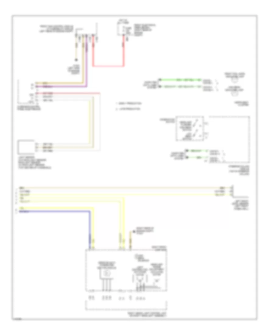 Headlights Wiring Diagram, Convertible with Xenon Lamps (2 of 2) for Mercedes-Benz E350 2013