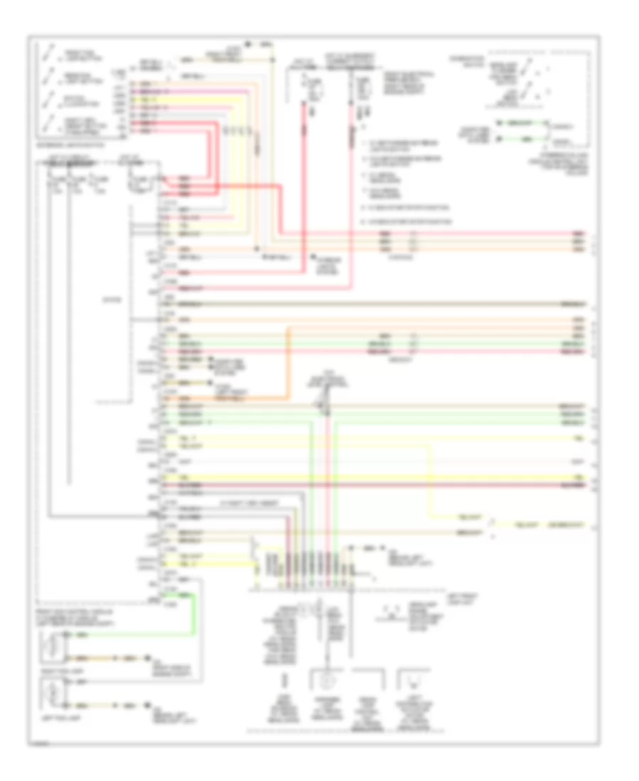 Headlights Wiring Diagram, Wagon (1 of 2) for Mercedes-Benz E350 2013