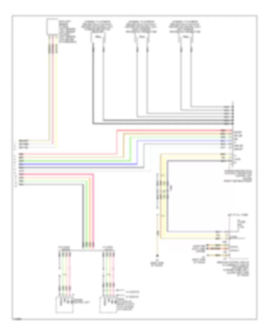 Overhead Console Wiring Diagram, Convertible (2 of 2) for Mercedes-Benz E350 2013
