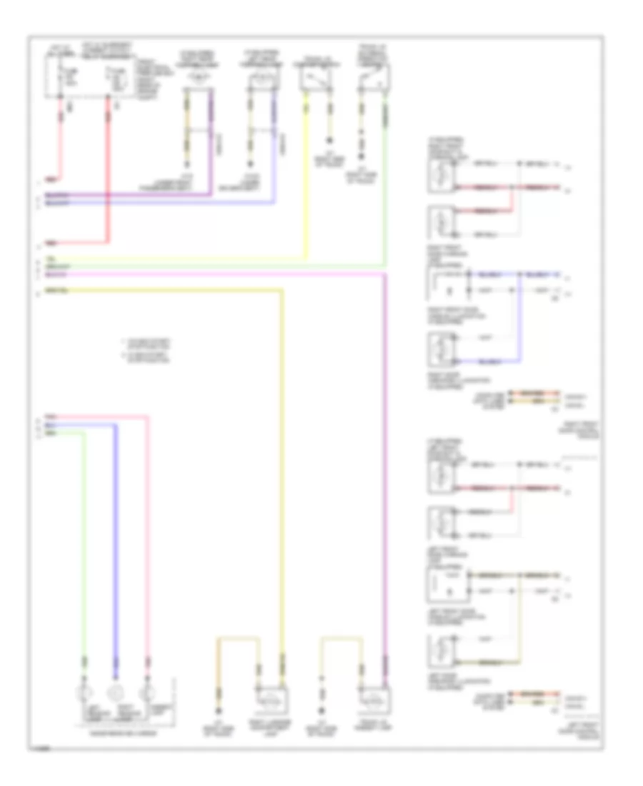 Courtesy Lamps Wiring Diagram, Convertible (2 of 2) for Mercedes-Benz E350 2013