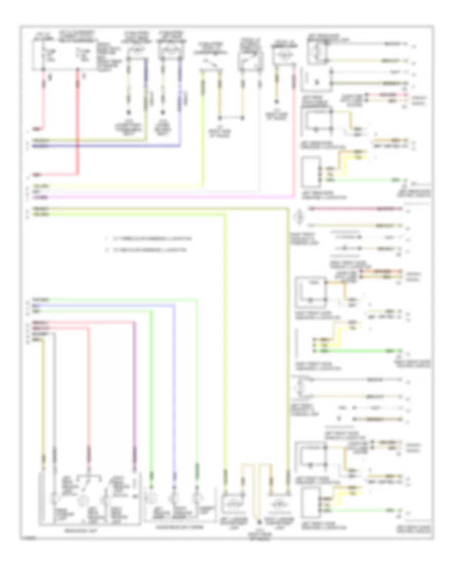 Courtesy Lamps Wiring Diagram Wagon 2 of 2 for Mercedes Benz E350 2013