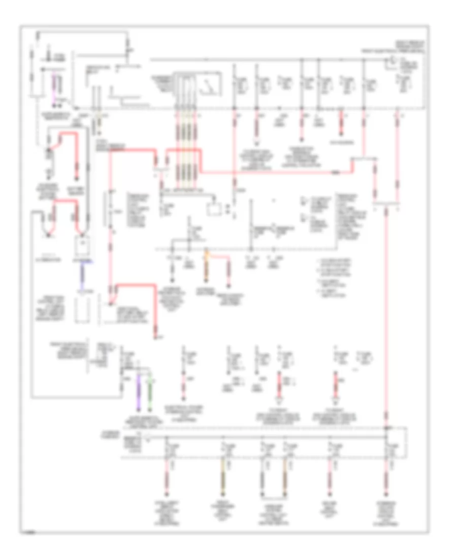 Power Distribution Wiring Diagram Convertible 1 of 6 for Mercedes Benz E350 2013