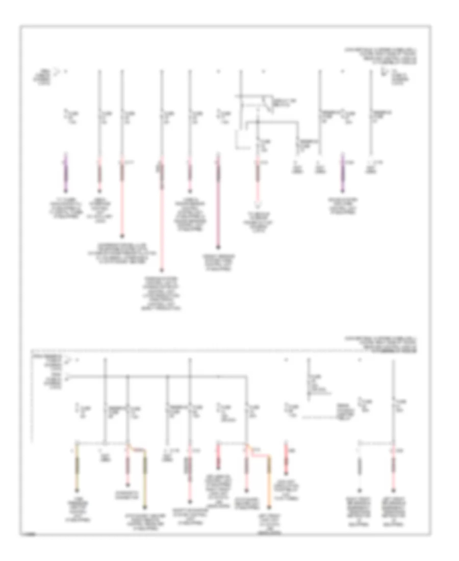 Power Distribution Wiring Diagram, Convertible (3 of 6) for Mercedes-Benz E350 2013