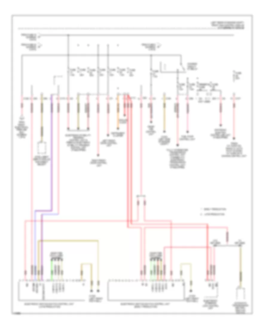 Power Distribution Wiring Diagram, Convertible (6 of 6) for Mercedes-Benz E350 2013