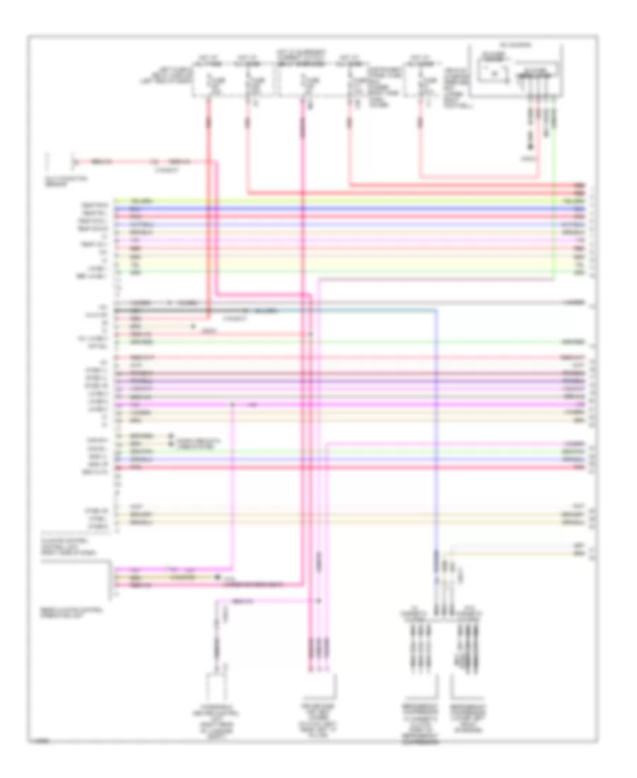 Automatic AC Wiring Diagram (1 of 5) for Mercedes-Benz S550 4Matic 2014