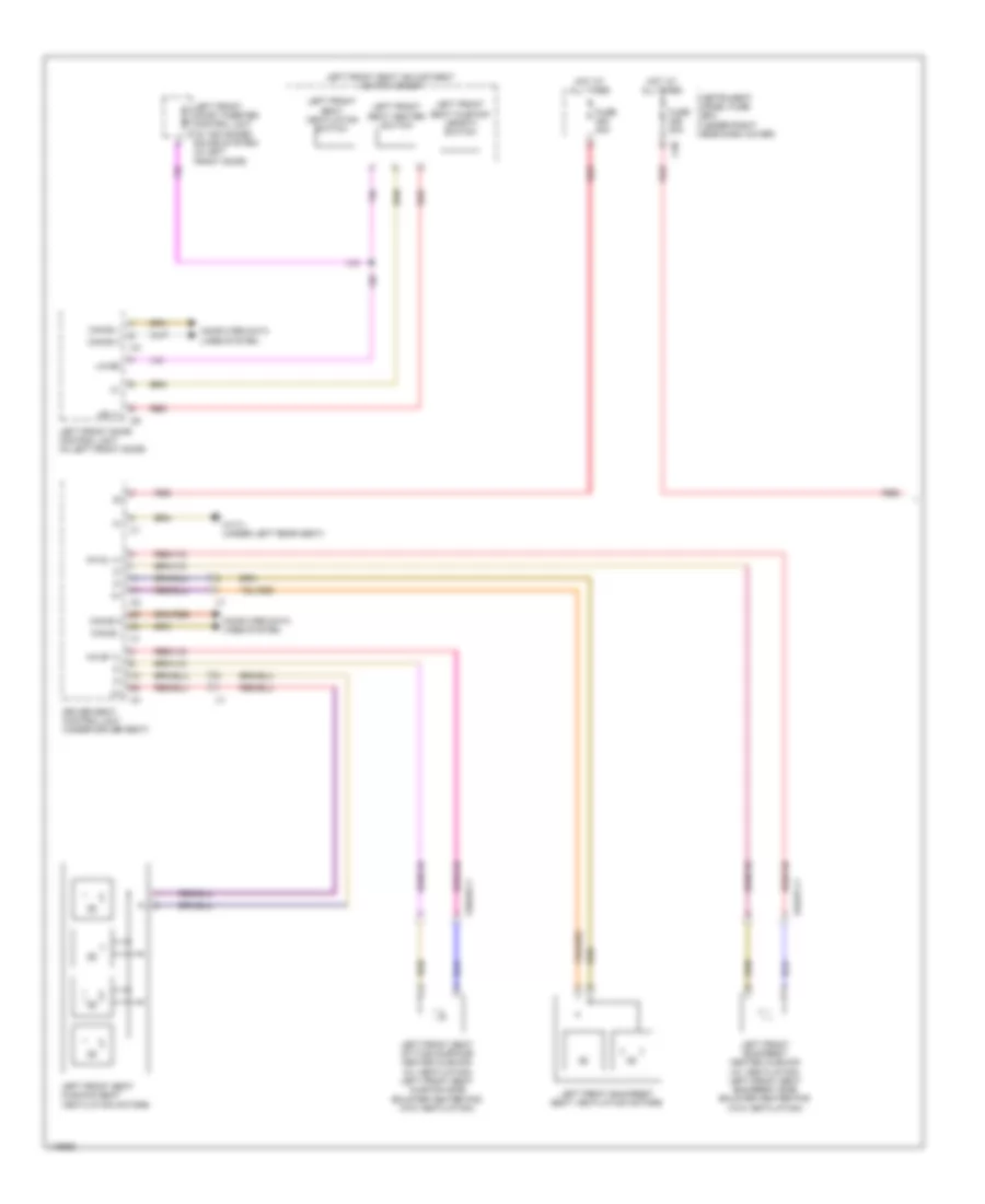 Front Ventilation  Heated Seat Wiring Diagram (1 of 2) for Mercedes-Benz S550 4Matic 2014