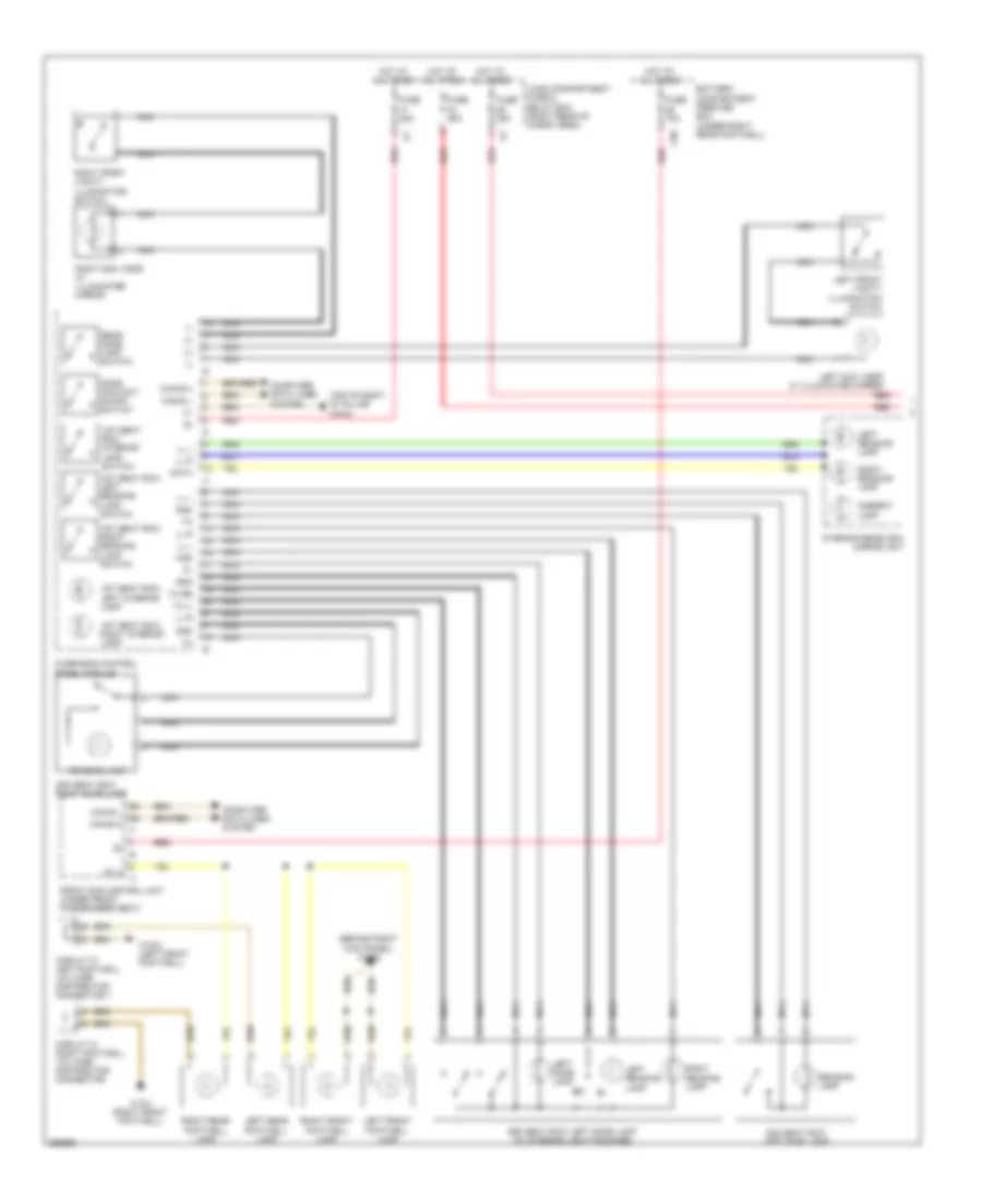 Courtesy Lamps Wiring Diagram 1 of 2 for Mercedes Benz R350 2007