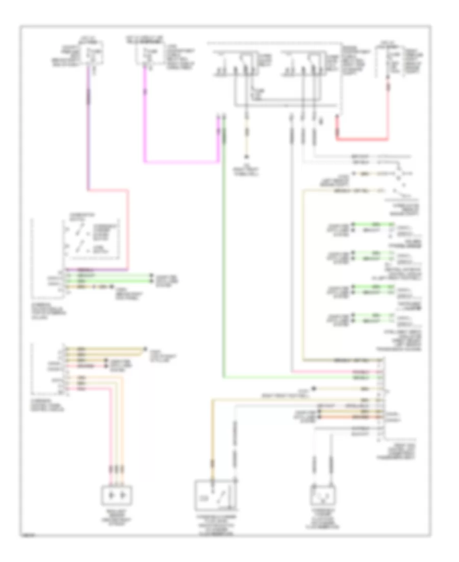 Front Wiper Washer Wiring Diagram for Mercedes Benz R350 2007
