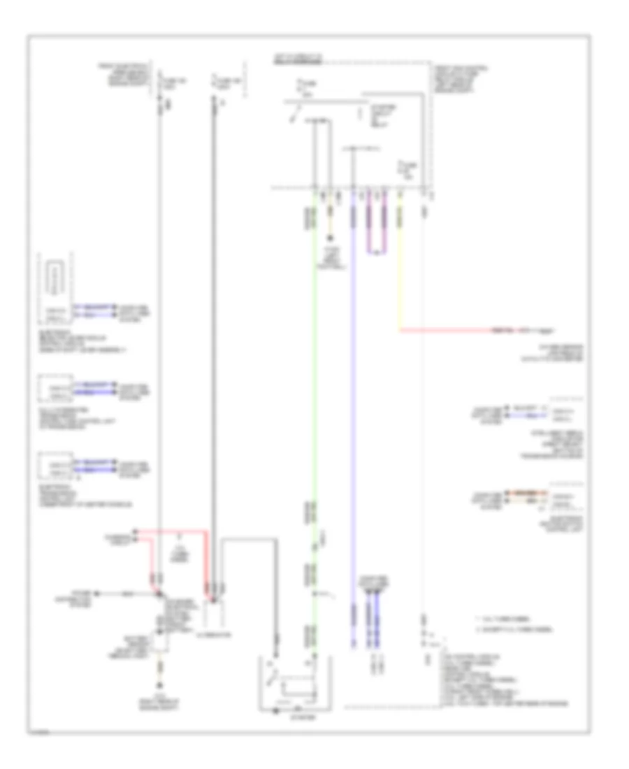 Starting Wiring Diagram Wagon for Mercedes Benz E350 2013