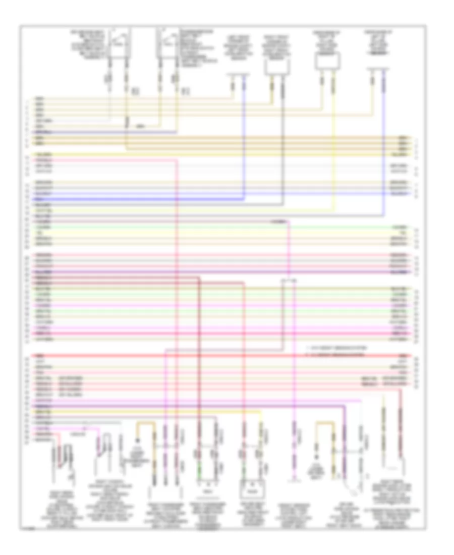 Supplemental Restraint Wiring Diagram, Convertible (2 of 4) for Mercedes-Benz E350 2013