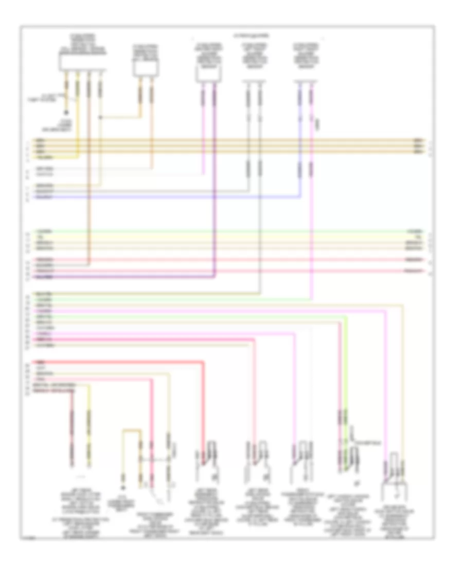 Supplemental Restraint Wiring Diagram, Convertible (3 of 4) for Mercedes-Benz E350 2013