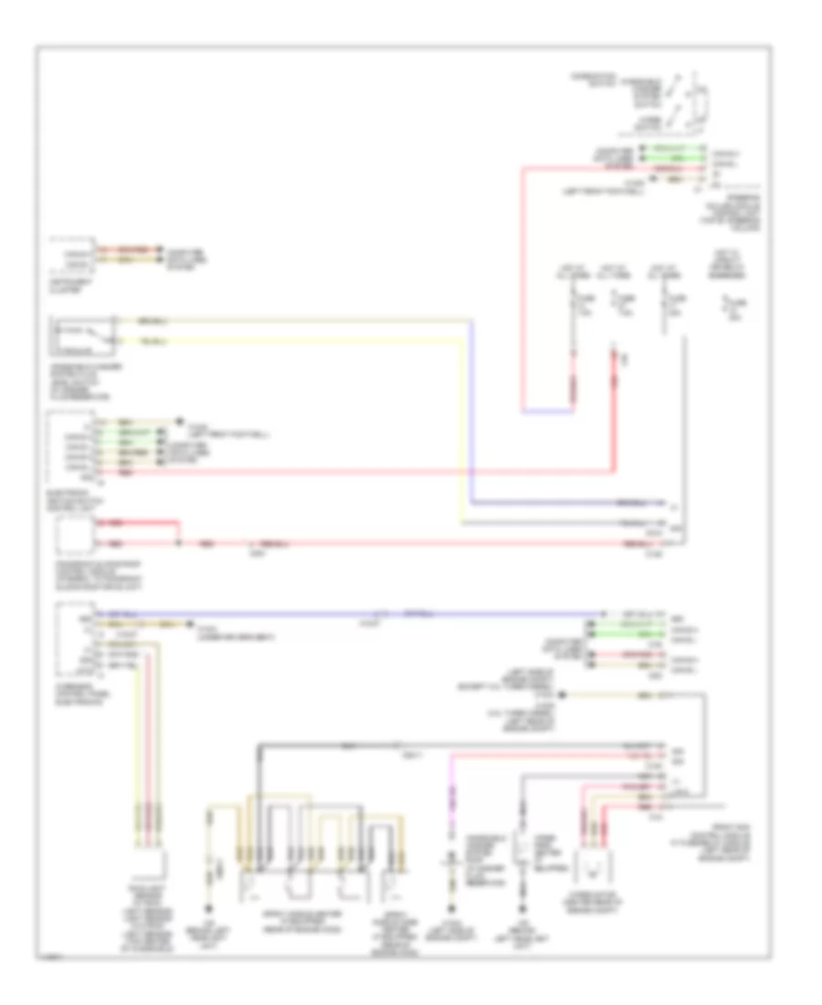 WiperWasher Wiring Diagram, Convertible for Mercedes-Benz E350 2013
