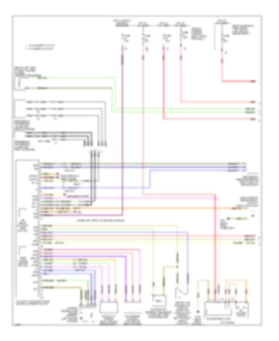 Automatic A C Wiring Diagram 1 of 2 for Mercedes Benz CLA250 4Matic 2014