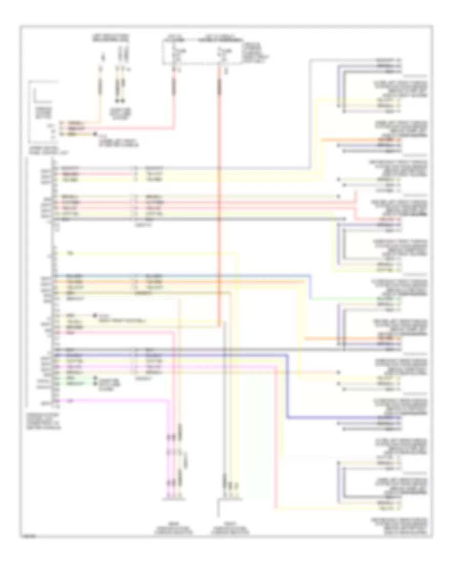 Parktronic Wiring Diagram for Mercedes-Benz CLA250 4Matic 2014