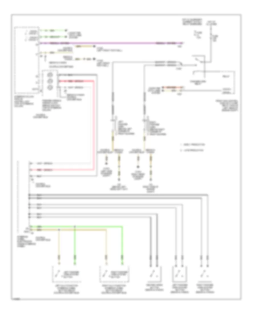 Horn Wiring Diagram for Mercedes Benz E350 4Matic 2013