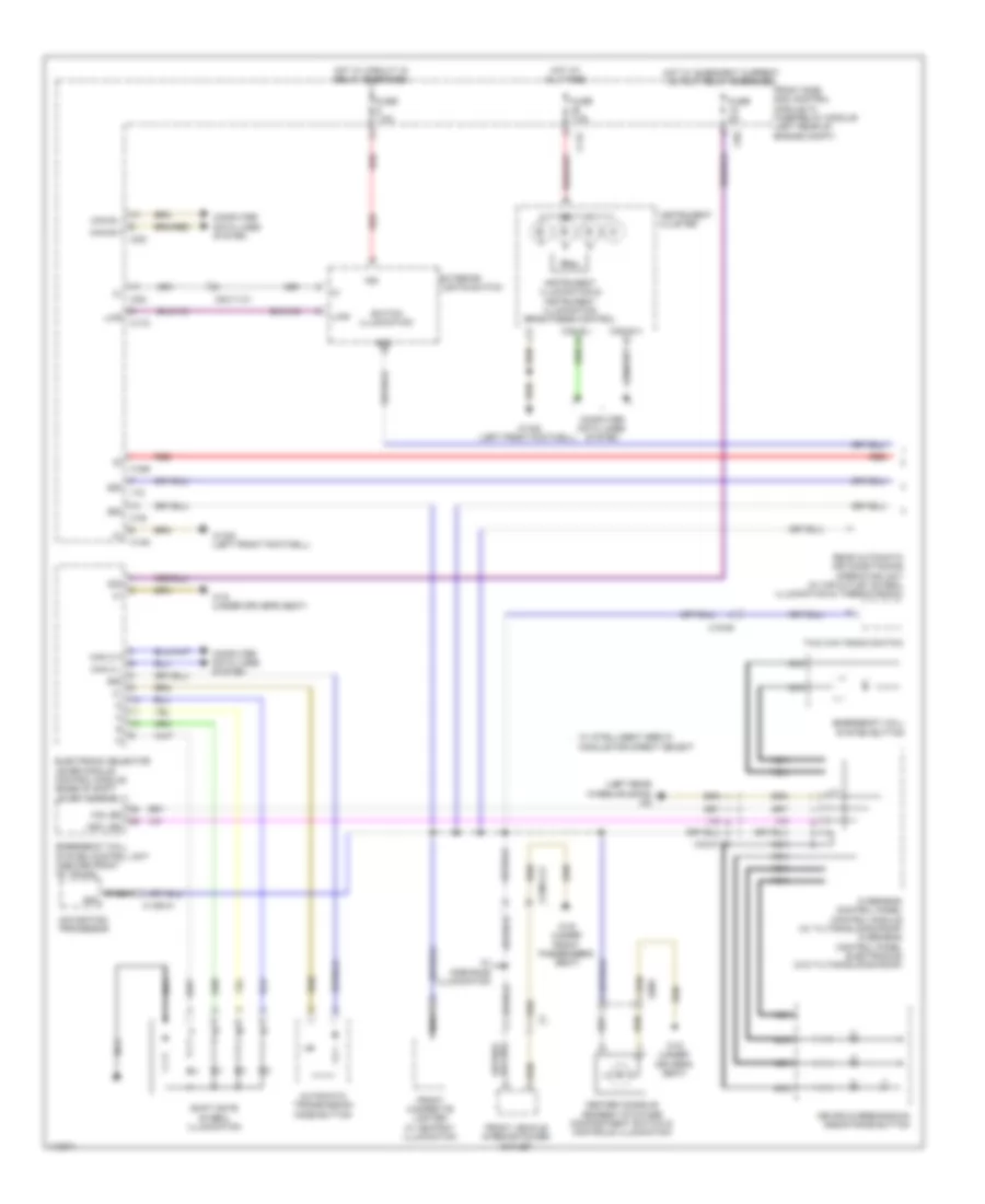 Instrument Illumination Wiring Diagram Wagon 1 of 2 for Mercedes Benz E350 4Matic 2013