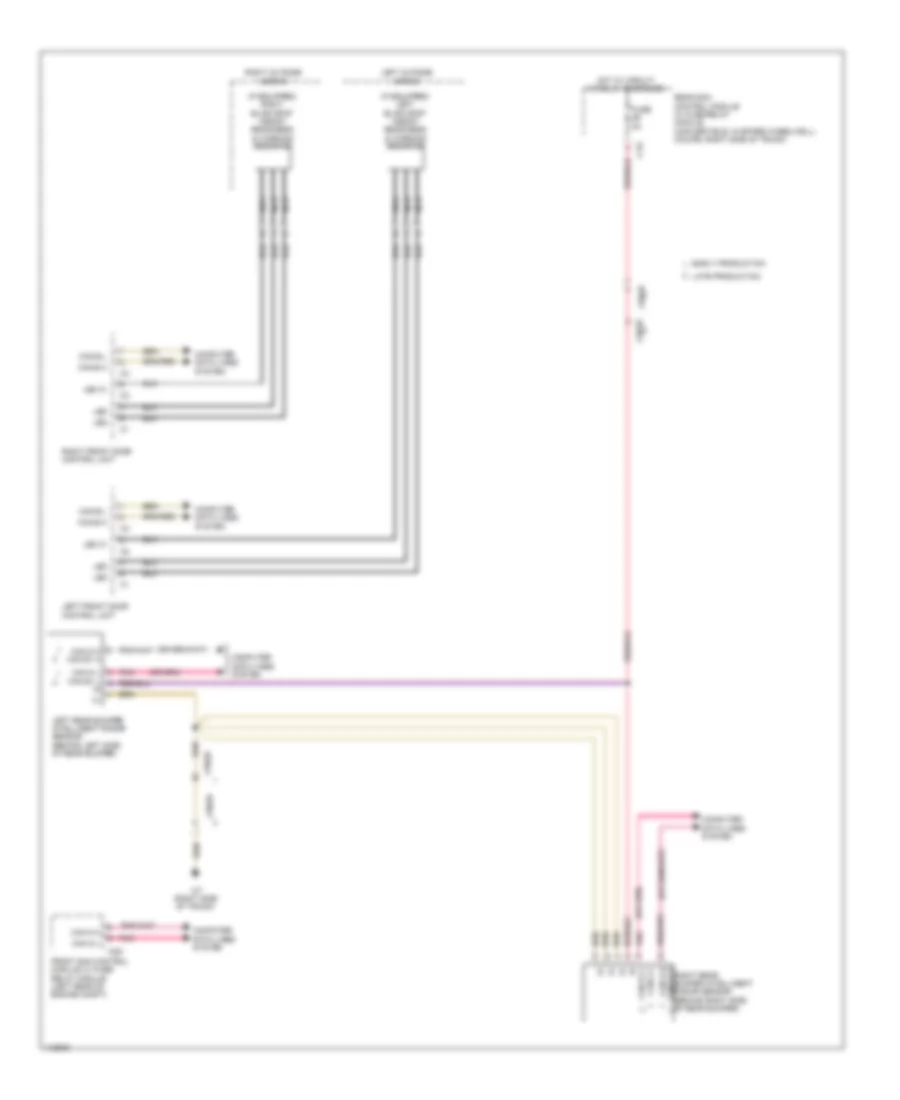 Blind Spot Information System Wiring Diagram Convertible for Mercedes Benz E350 4Matic 2013