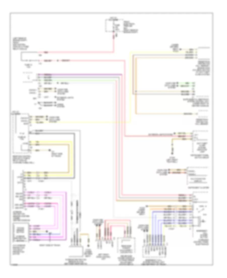 Anti theft Alarm Wiring Diagram Convertible for Mercedes Benz E350 4Matic 2013