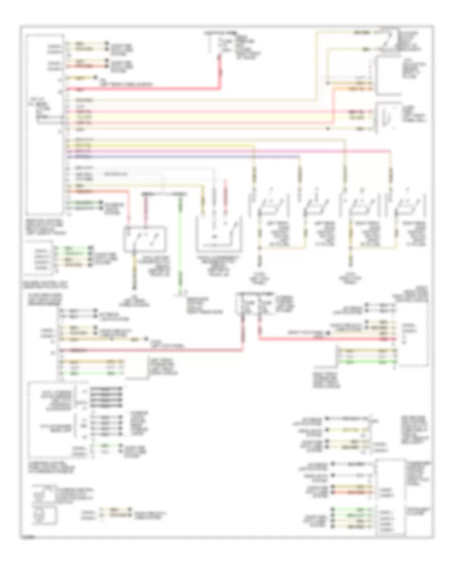 Anti theft Alarm Wiring Diagram for Mercedes Benz E350 4Matic 2006