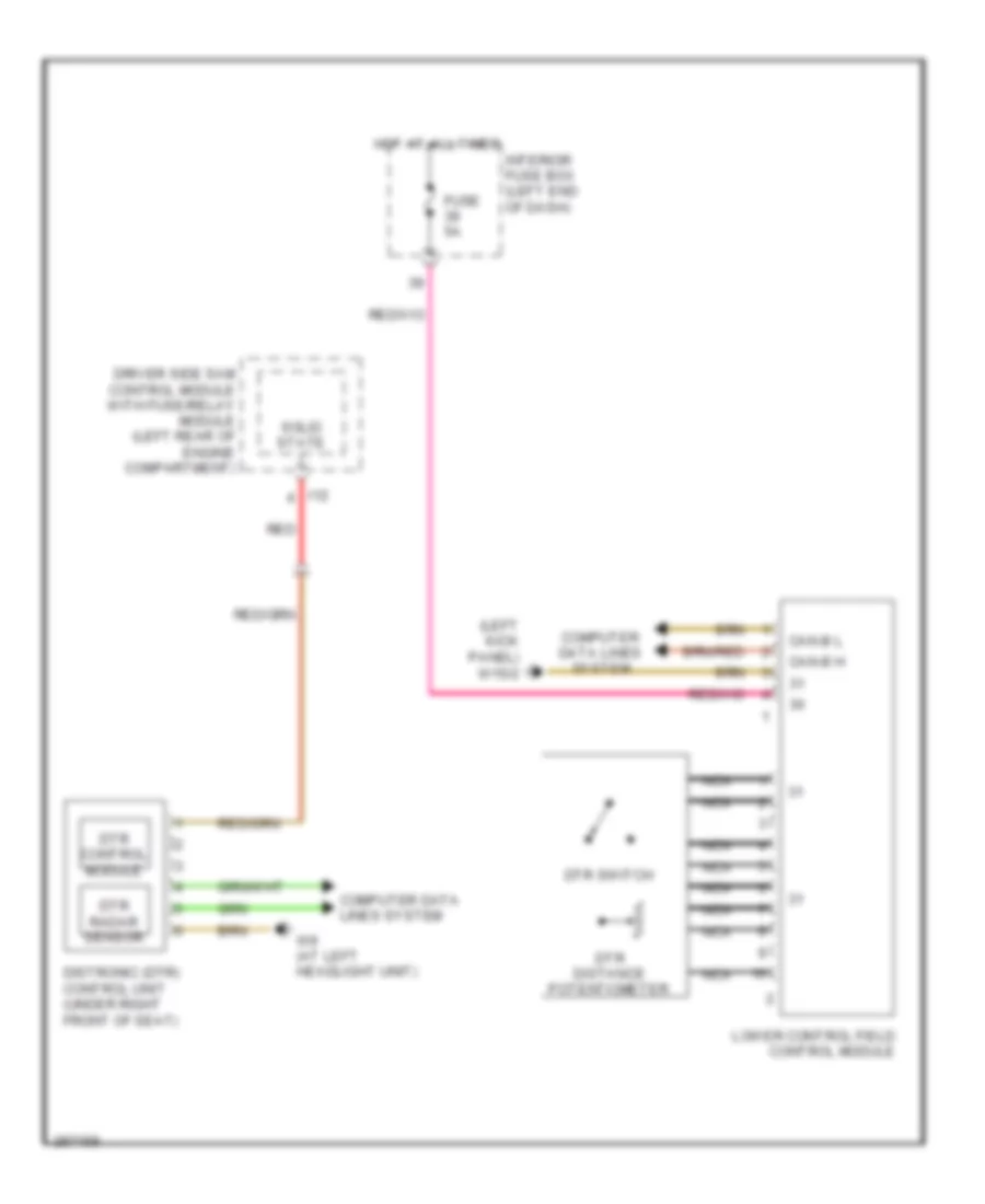 Electronic Accelerator Cruise Idle Speed Control Wiring Diagram for Mercedes Benz E350 4Matic 2006