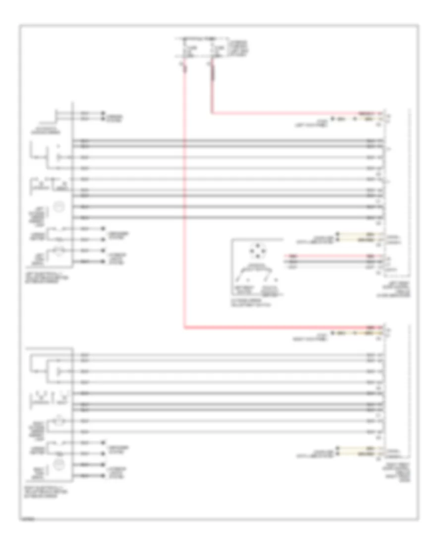 Memory Mirrors Wiring Diagram for Mercedes Benz E350 4Matic 2006