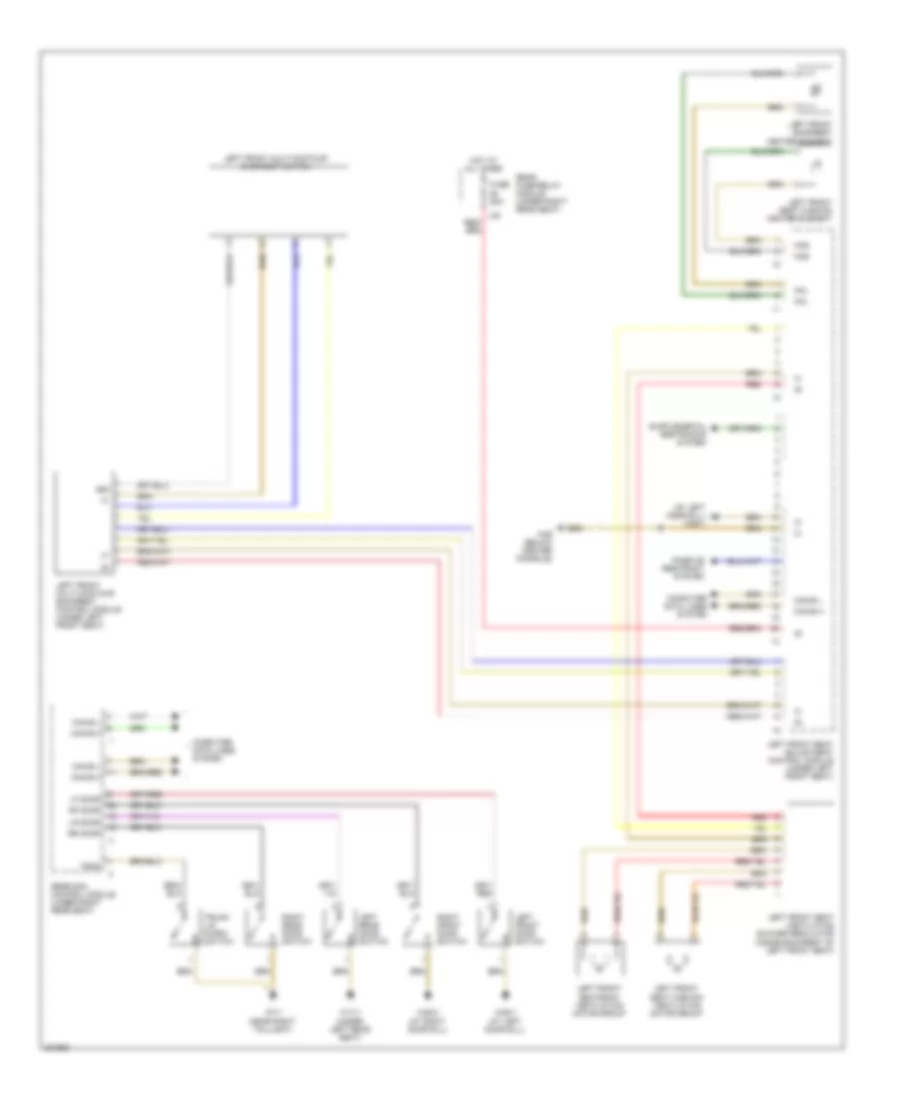 Driver s Memory Seat Wiring Diagram 2 of 2 for Mercedes Benz S430 2004