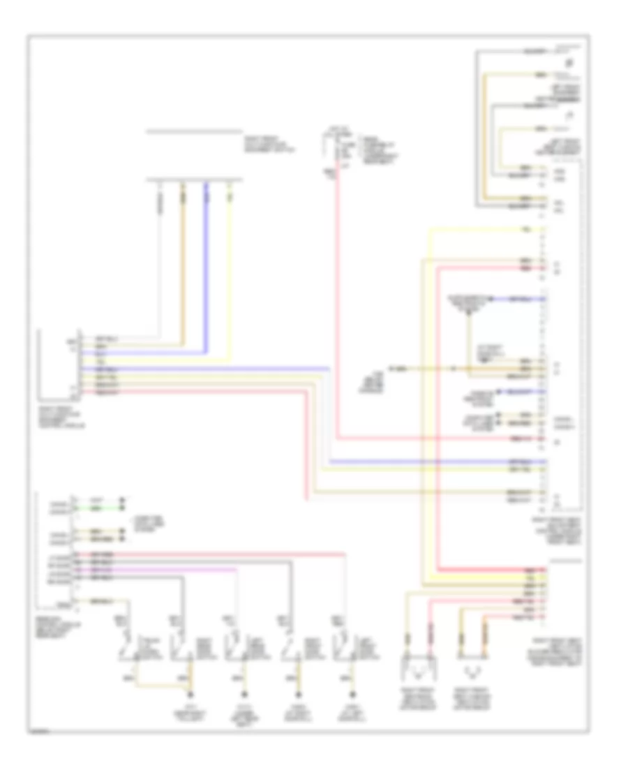 Passengers Memory Seat Wiring Diagram (2 of 2) for Mercedes-Benz S430 2004