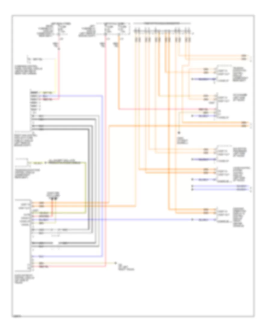 Radio Wiring Diagram 1 of 2 for Mercedes Benz S430 2004
