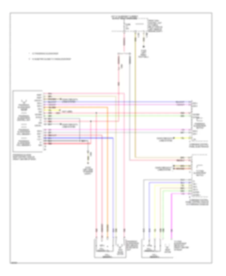 Power Top Sunroof Wiring Diagram Sedan for Mercedes Benz E550 4Matic 2012