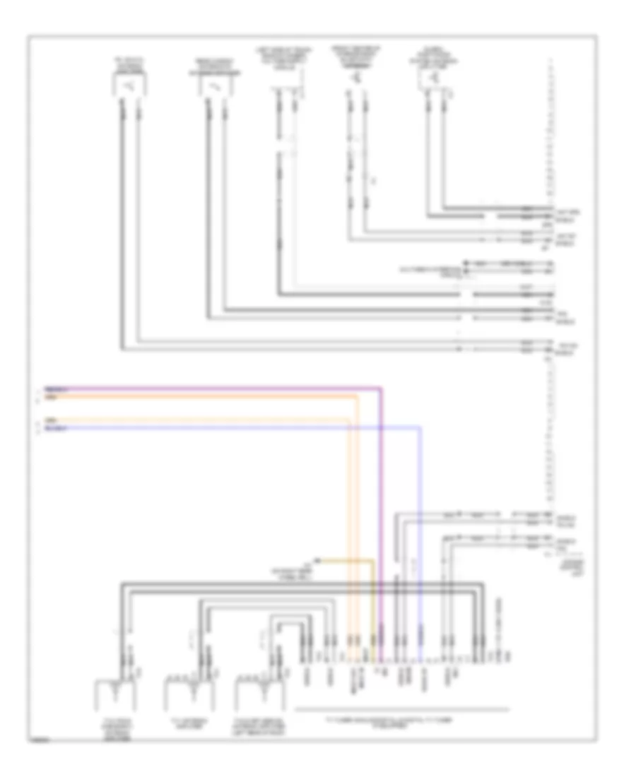 COMAND Actuation Wiring Diagram Coupe 3 of 3 for Mercedes Benz E550 4Matic 2012