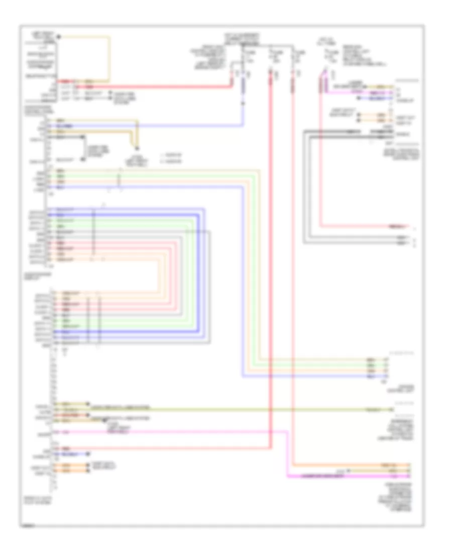 Radio Wiring Diagram Coupe 1 of 3 for Mercedes Benz E550 4Matic 2012